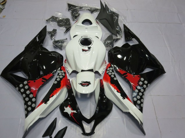 Best Aftermarket 2009-2012 Red and Black Splatter Honda CBR600RR Fairings