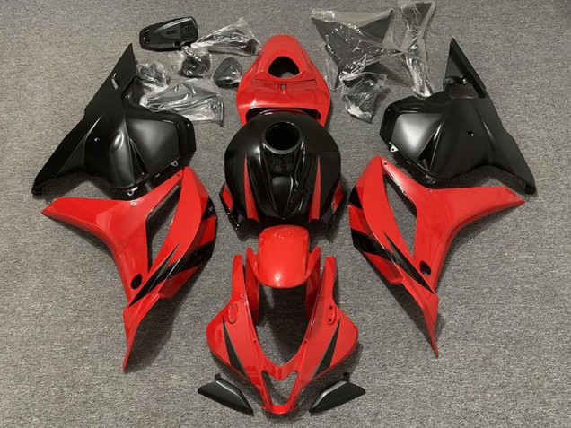 2009-2012 Red and Matte Black Honda CBR600RR Fairings