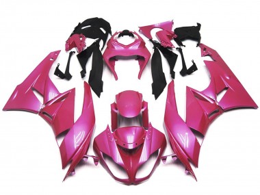 2009-2012 Vibrant Gloss Pink Kawasaki ZX6R Fairings