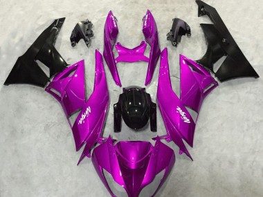 2009-2012 Vibrant Pink Gloss Kawasaki ZX6R Fairings