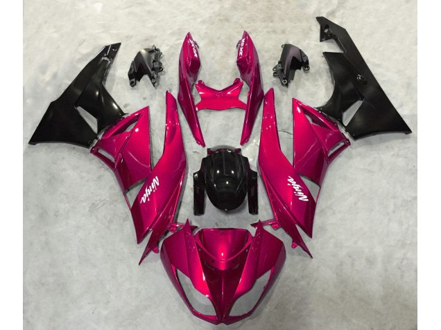 2009-2012 Vibrant Red Gloss Kawasaki ZX6R Fairings