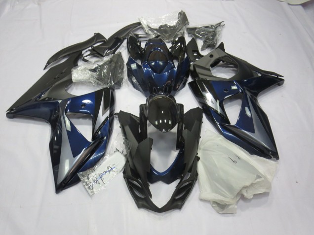 2009-2016 Blue Silver and Black Suzuki GSXR 1000 Fairings