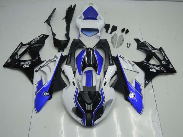 2009-2016 Blue and White BMW S1000RR Fairings