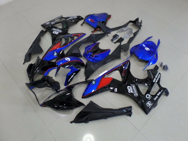 2009-2016 Blue and White Red BMW S1000RR Fairings