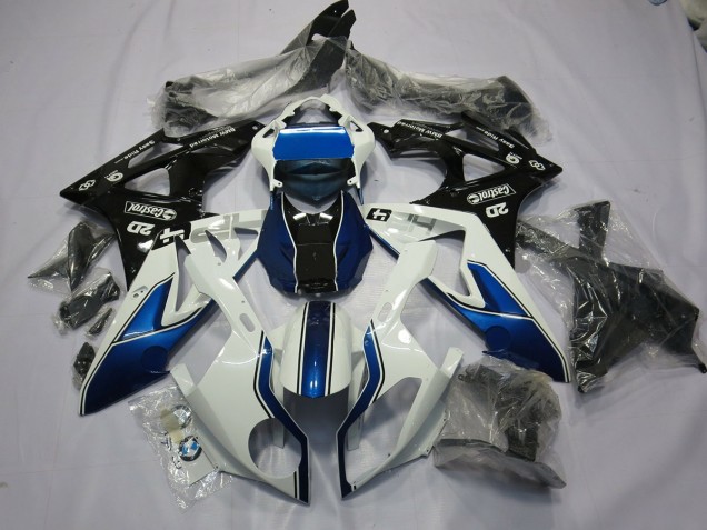 2009-2016 Custom Blue and White BMW S1000RR Fairings