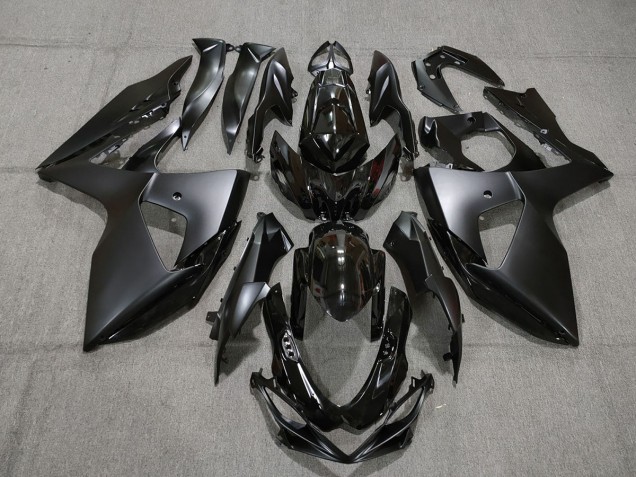 2009-2016 Gloss and Matte Black Style Suzuki GSXR 1000 Fairings