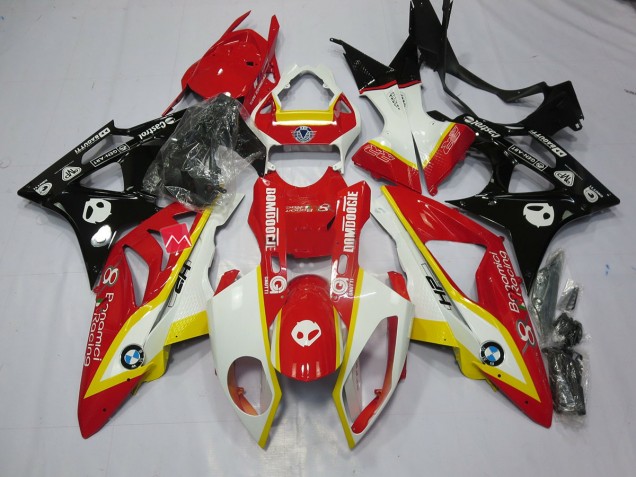 2009-2016 Yellow and Red BMW S1000RR Fairings