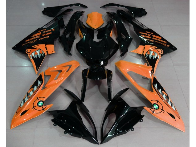 2009-2018 Gloss Orange Shark BMW S1000RR Fairings