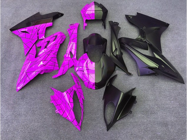 2009-2018 Gloss Pink / Matte Black Split BMW S1000RR Fairings