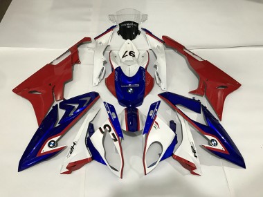 2009-2018 Gloss White / Blue / Red BMW S1000RR Fairings