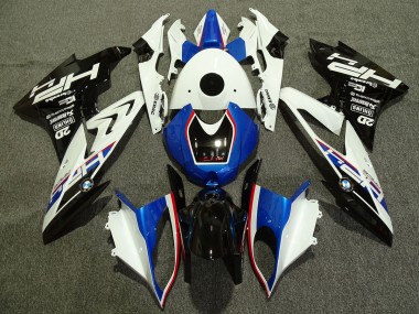 2009-2018 Red Blue and White HP4 BMW S1000RR Fairings