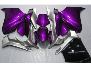 Best Aftermarket 2010-2013 Deep Purple and Silver Honda VFR1200 Fairings