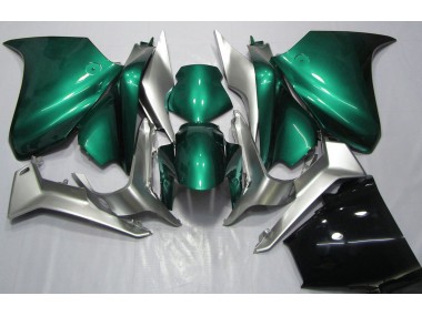 Best Aftermarket 2010-2013 Seafoam Green and Silver Honda VFR1200 Fairings