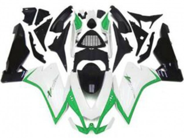 Best Aftermarket 2010-2015 Gloss White & Green Aprilia RSV4 1000 Fairings