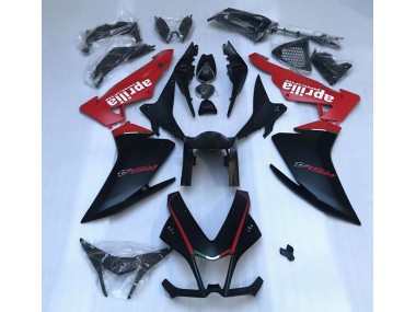 Best Aftermarket 2010-2015 Matte Black & Red Aprilia RSV4 1000 Fairings