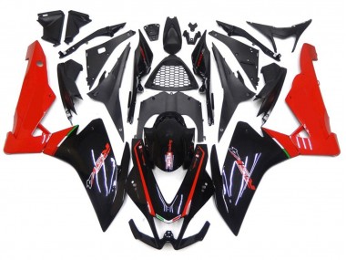 Best Aftermarket 2010-2015 Red and Black Aprilia RSV4 1000 Fairings