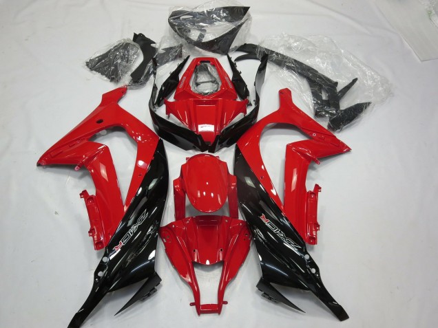 2011-2015 Red Black Gloss Kawasaki ZX10R Fairings