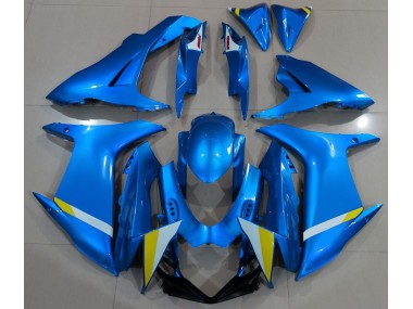 Best Aftermarket 2011-2020 Full Gloss Light Blue Suzuki GSXR 600-750 Fairings