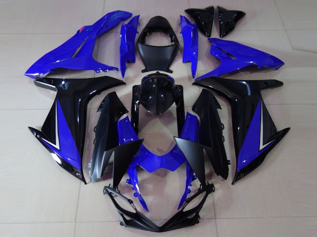 Best Aftermarket 2011-2020 Gloss Blue and Black Suzuki GSXR 600-750 Fairings