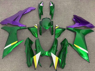 Best Aftermarket 2011-2020 Gloss Green and Purple Suzuki GSXR 600-750 Fairings