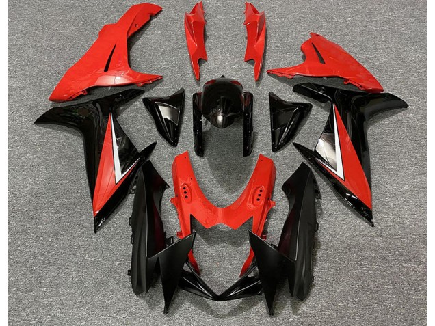 Best Aftermarket 2011-2020 Gloss Red and Black Suzuki GSXR 600-750 Fairings