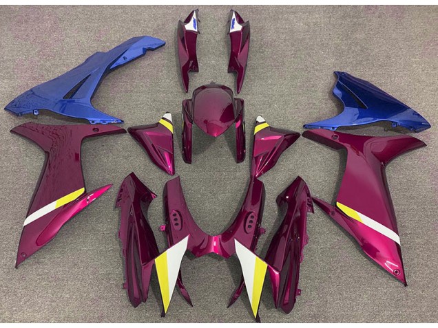 Best Aftermarket 2011-2020 Gloss Red and Blue Suzuki GSXR 600-750 Fairings