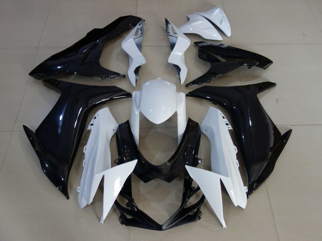 Best Aftermarket 2011-2020 Gloss White and Black Suzuki GSXR 600-750 Fairings