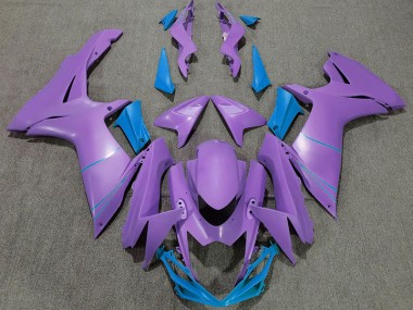 2011-2020 Matte Purple & Blue Suzuki GSXR 600-750 Fairings