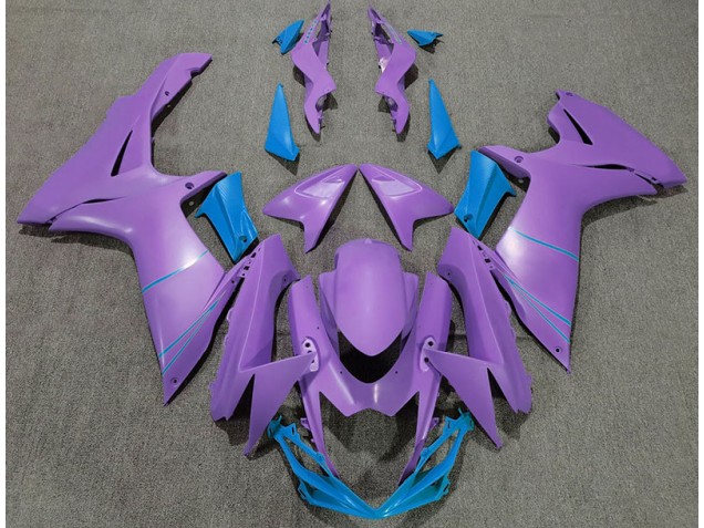 2011-2020 Matte Purple & Blue Suzuki GSXR 600-750 Fairings