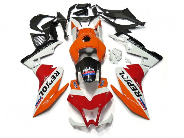 Best Aftermarket 2012-2015 Repsol White and Red Aprilia RS4 125 Fairings