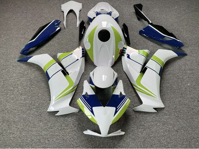 2012-2016 Gloss Blue and Lime Honda CBR1000RR Fairings