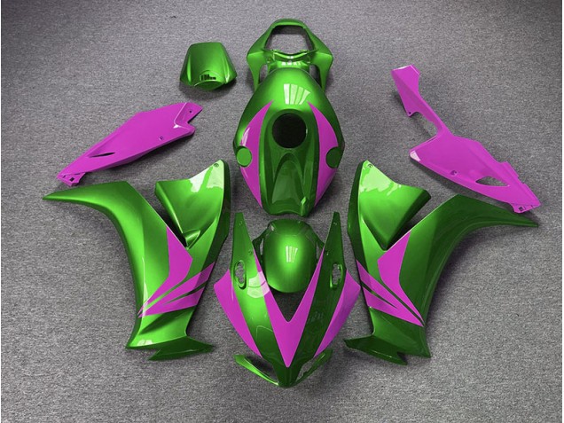 2012-2016 Gloss Green and Pink Honda CBR1000RR Fairings