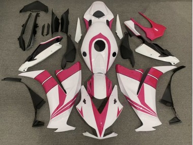 2012-2016 Gloss Pink and White Honda CBR1000RR Fairings