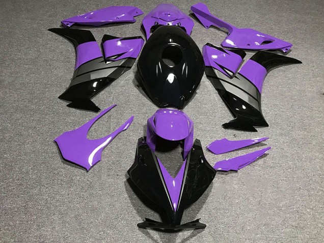 2012-2016 Gloss Purple Black and Gray Honda CBR1000RR Fairings