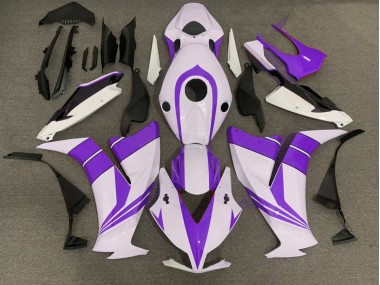 2012-2016 Gloss Purple and White Honda CBR1000RR Fairings