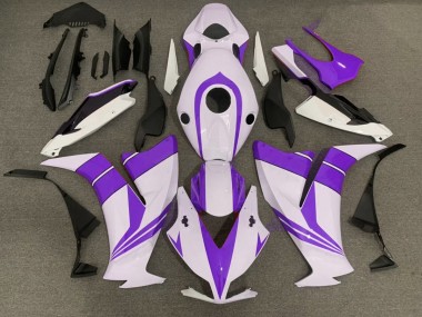 2012-2016 Gloss Purple and White Honda CBR1000RR Fairings