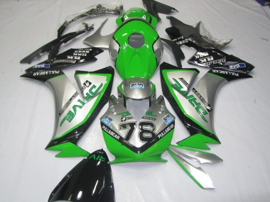 2012-2016 Green Silver Honda CBR1000RR Fairings