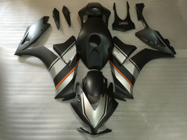 2012-2016 Matte Silver and Black Honda CBR1000RR Fairings