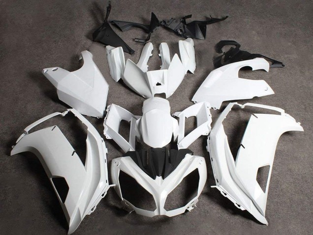 Best Aftermarket 2012-2016 White Kawasaki Ninja 650R Fairings