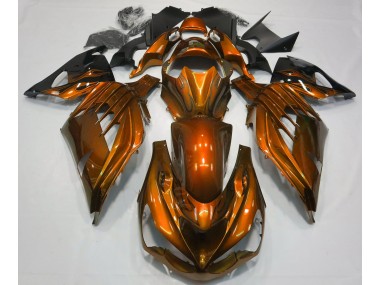 Best Aftermarket 2012-2019 Burnt Orange Gloss Kawasaki ZX14R Fairings