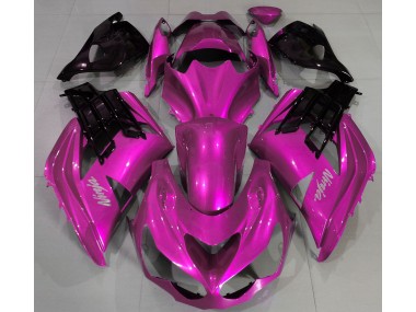 Best Aftermarket 2012-2019 Hot Pink Kawasaki ZX14R Fairings