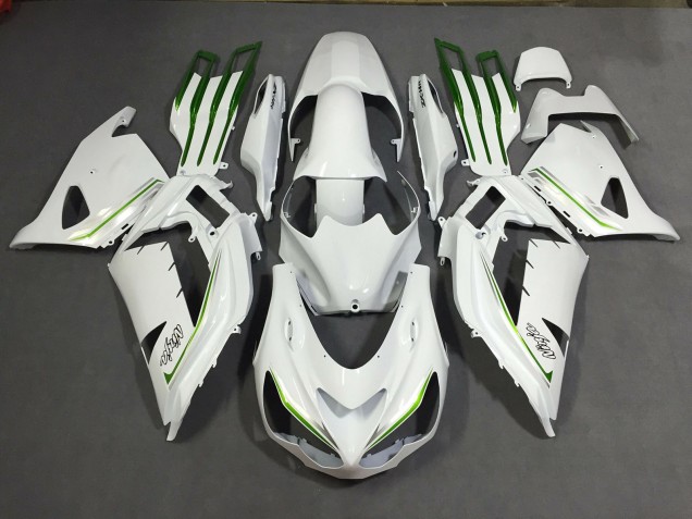 2012-2019 Pearl White Custom Kawasaki ZX14R Fairings