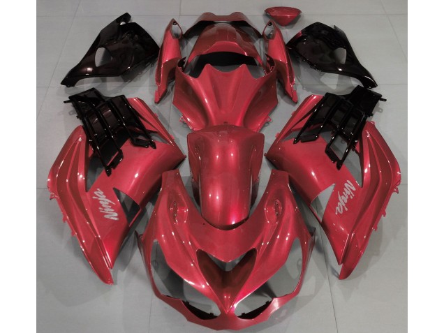 2012-2019 Vibrant Red Kawasaki ZX14R Fairings