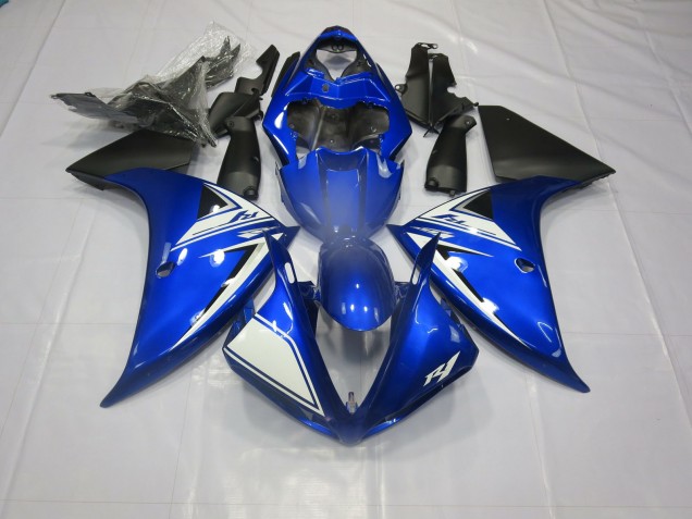 2013-2014 Blue and Black Yamaha R1 Fairings