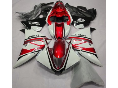 Best Aftermarket 2013-2014 Gloss White and Red Yamaha R1 Fairings