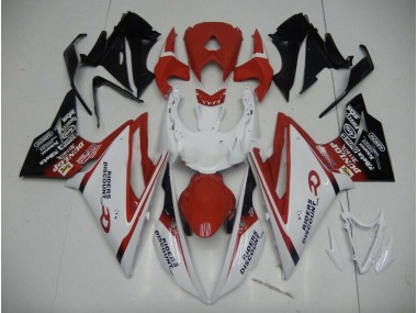 2013-2016 Red black Fade Triumph Daytona 675 Fairings