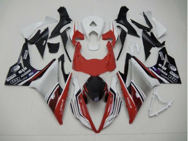 2013-2016 Red white and Black Style Triumph Daytona 675 Fairings