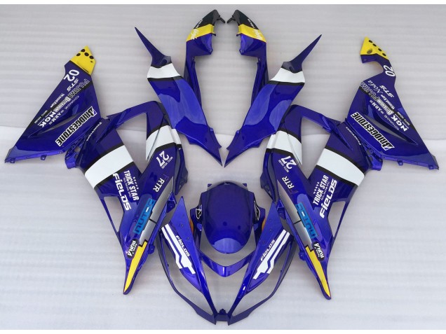 2013-2018 Blue Style Kawasaki ZX6R Fairings