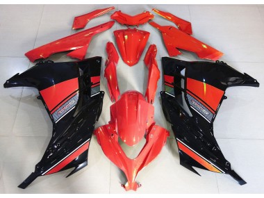 Best Aftermarket 2013-2018 Candy Red and Black Kawasaki Ninja 300 Fairings