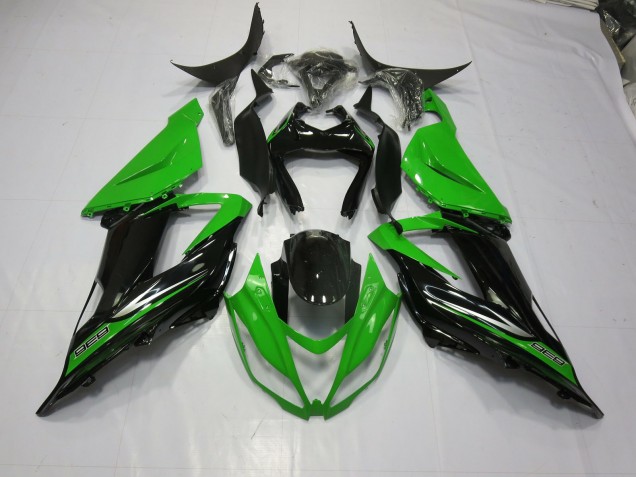 Best Aftermarket 2013-2018 Green Black Kawasaki ZX6R Fairings